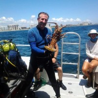 Florida Lobster caught from Diveboat Diversity